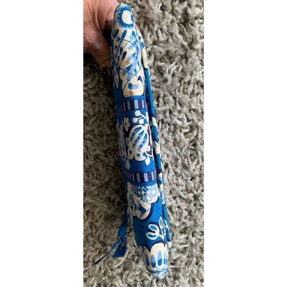 VERA BRADLEY Blue Lagoon Wave TRI FOLD CHECKBOOK Wallet QUILTED - Picture 5 of 5